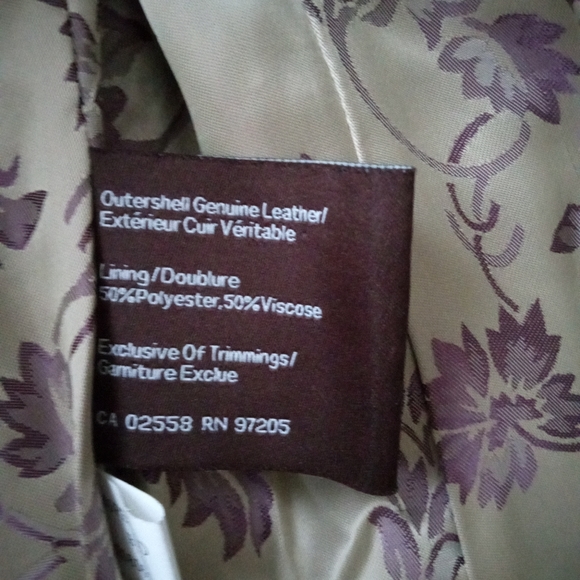 🖤 Danier Leather | Suede Blazer | Genuine Leather | Grey | Size L - Picture 8 of 11